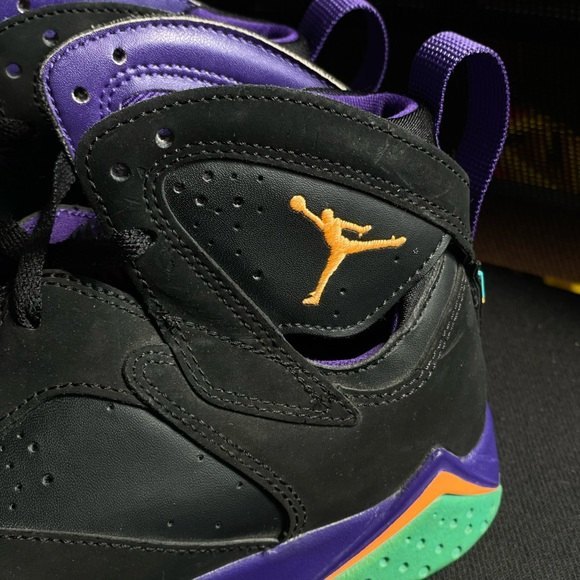 AIR JORDAN 7 RETRO GG LOLA BUNNY 2015 PURPLE AUTHENTIC STREETWEAR SNEAKER 6.5Y - Picture 7 of 13